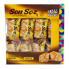 ویفر کاکائویی جعبه ای نظری 24 عددی مقدار 800 گرم