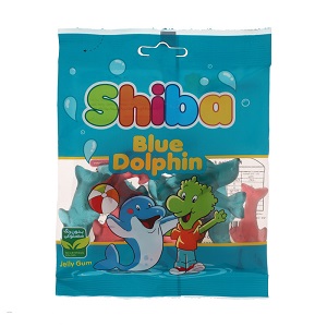 پاستيل طرح دلفين شيبا مقدار 90گرم