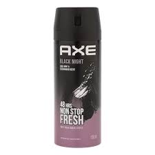 اسپری دئودورانت مردانه اکس مدل Black Night حجم 150 میلی‌لیتر